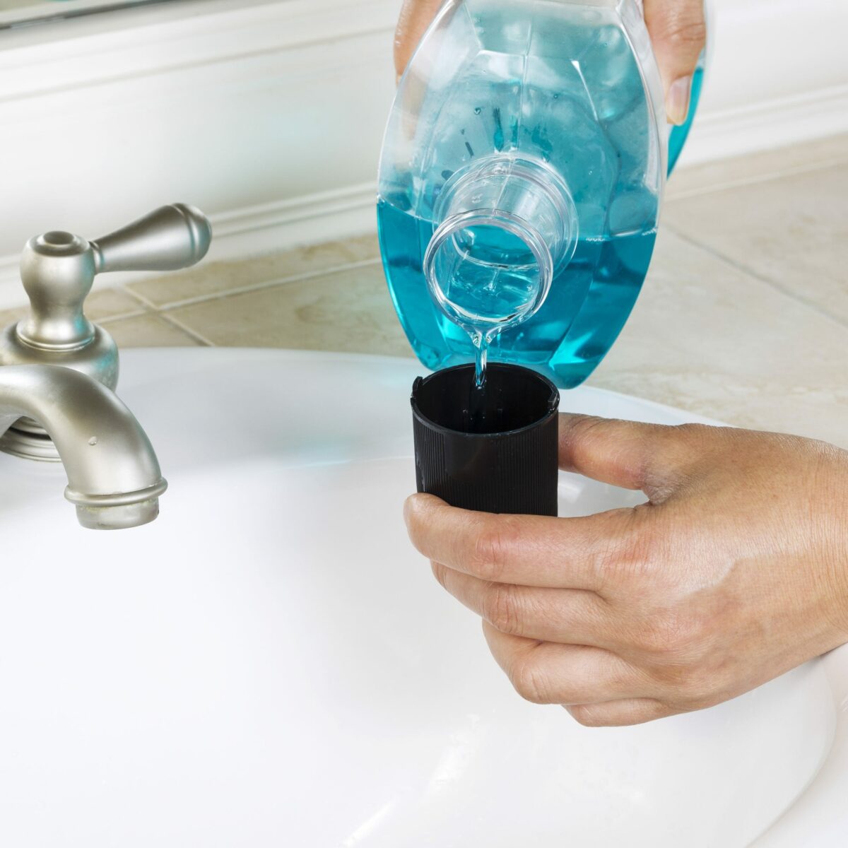 Daños enjuague oral